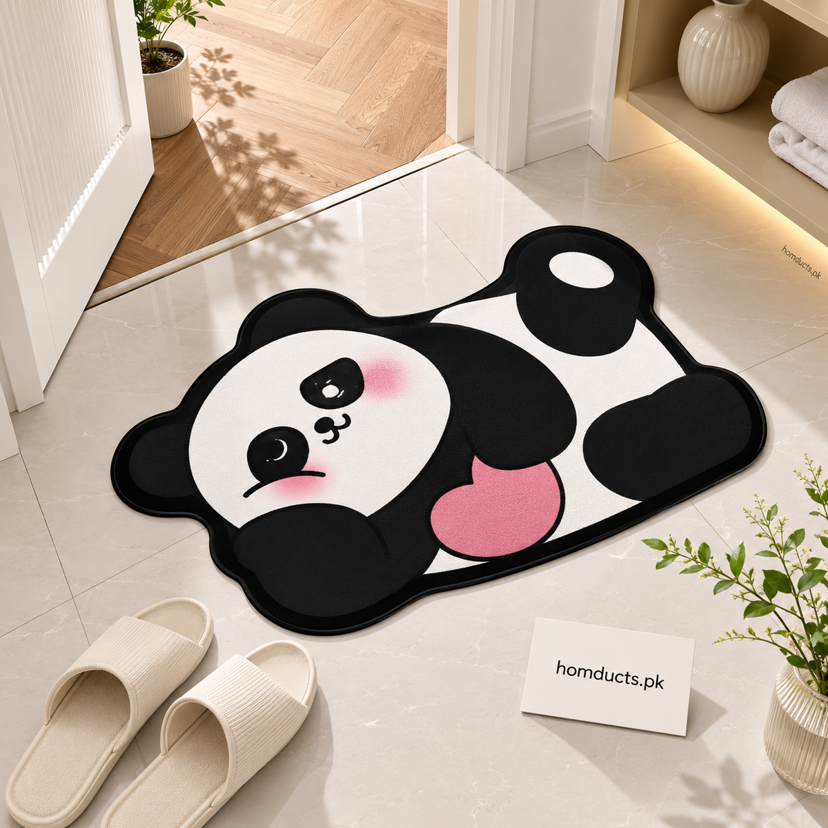 Decorative Floor Mat - Panda & Floral Designs