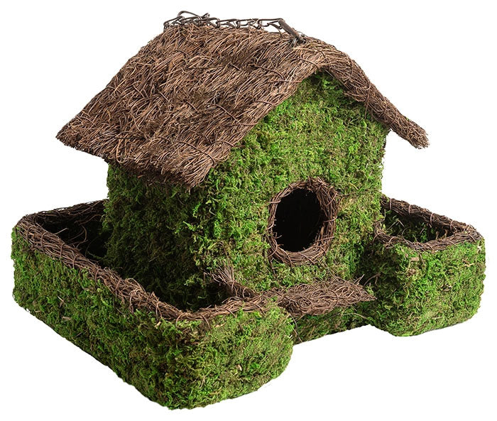Plantable Maison Moss Birdhouse
