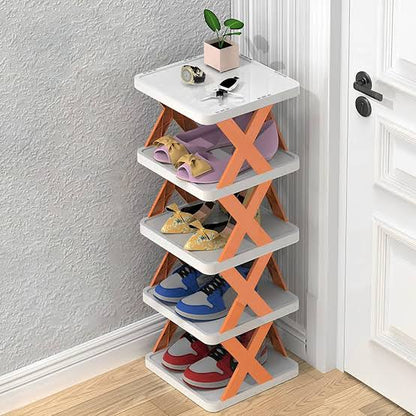 X-Shaped Shoe Rack