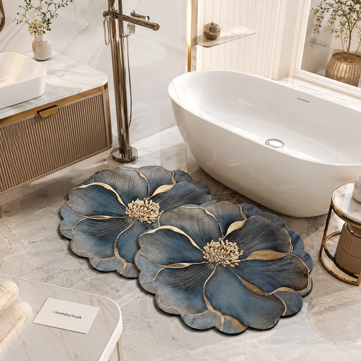 Decorative Floor Mat - Panda & Floral Designs