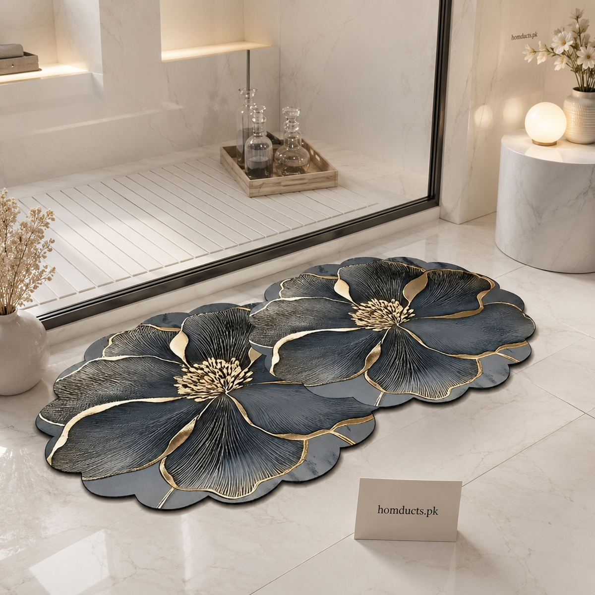 Decorative Floor Mat - Panda & Floral Designs
