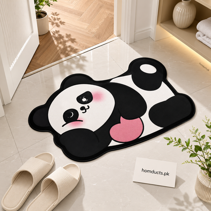 Decorative Floor Mat - Panda & Floral Designs