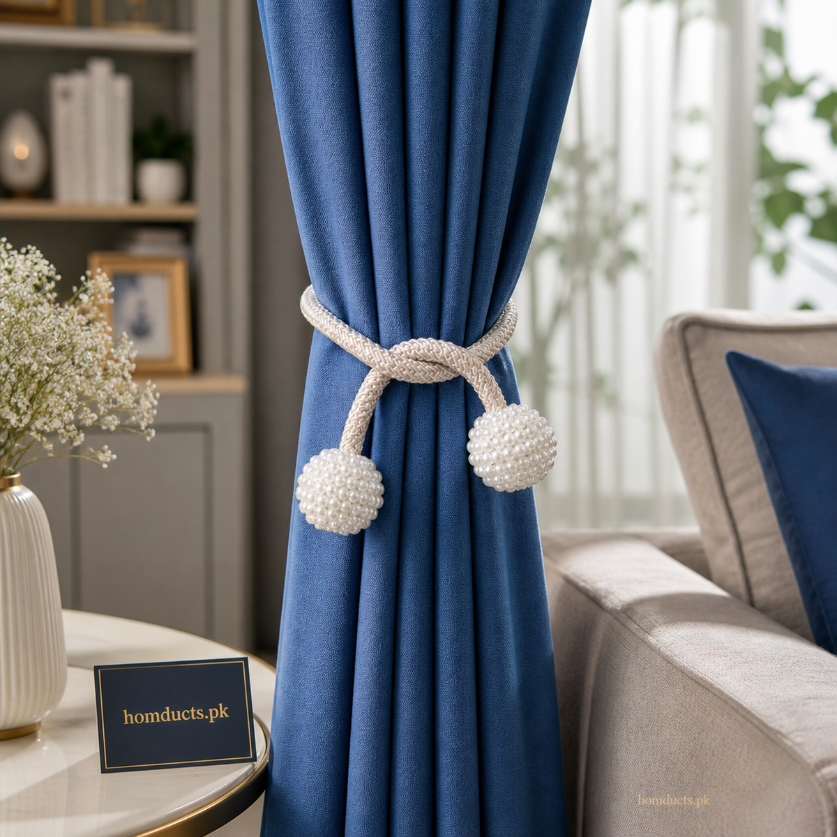 Magnetic Rope Curtain Tiebacks – Pair