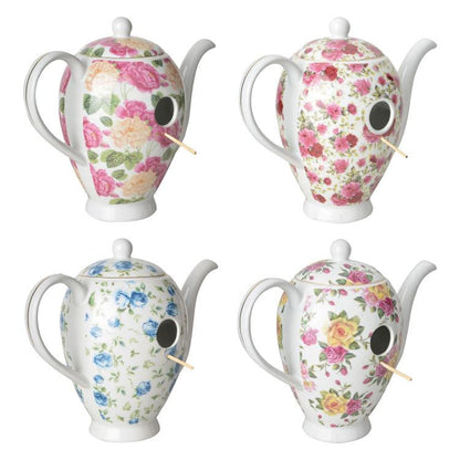 Pretty Coffee Pot Birdhouse - Choose Your Favorite Style
