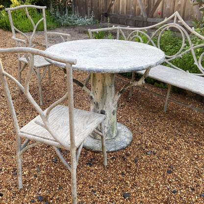 Faux Bois Garden Table