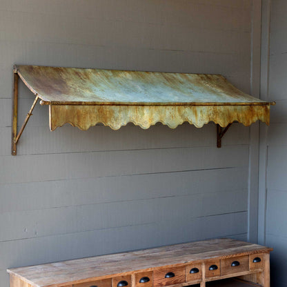 72" Aged Metal Awning - More Coming Soon