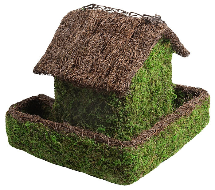 Plantable Maison Moss Birdhouse