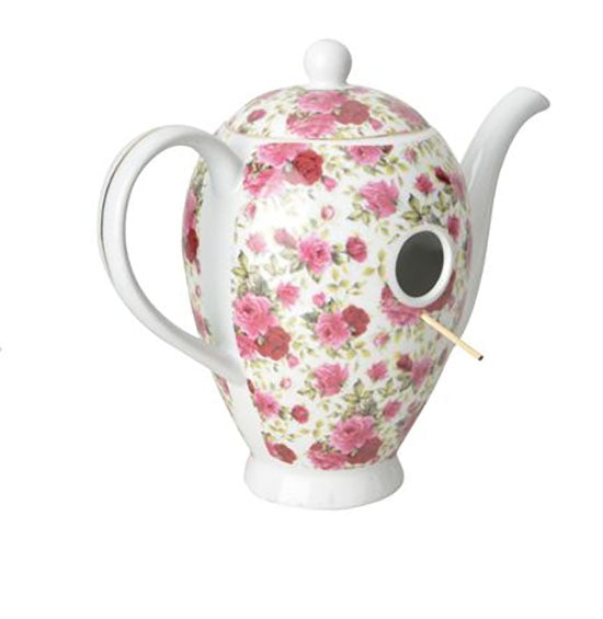 Pretty Coffee Pot Birdhouse - Choose Your Favorite Style
