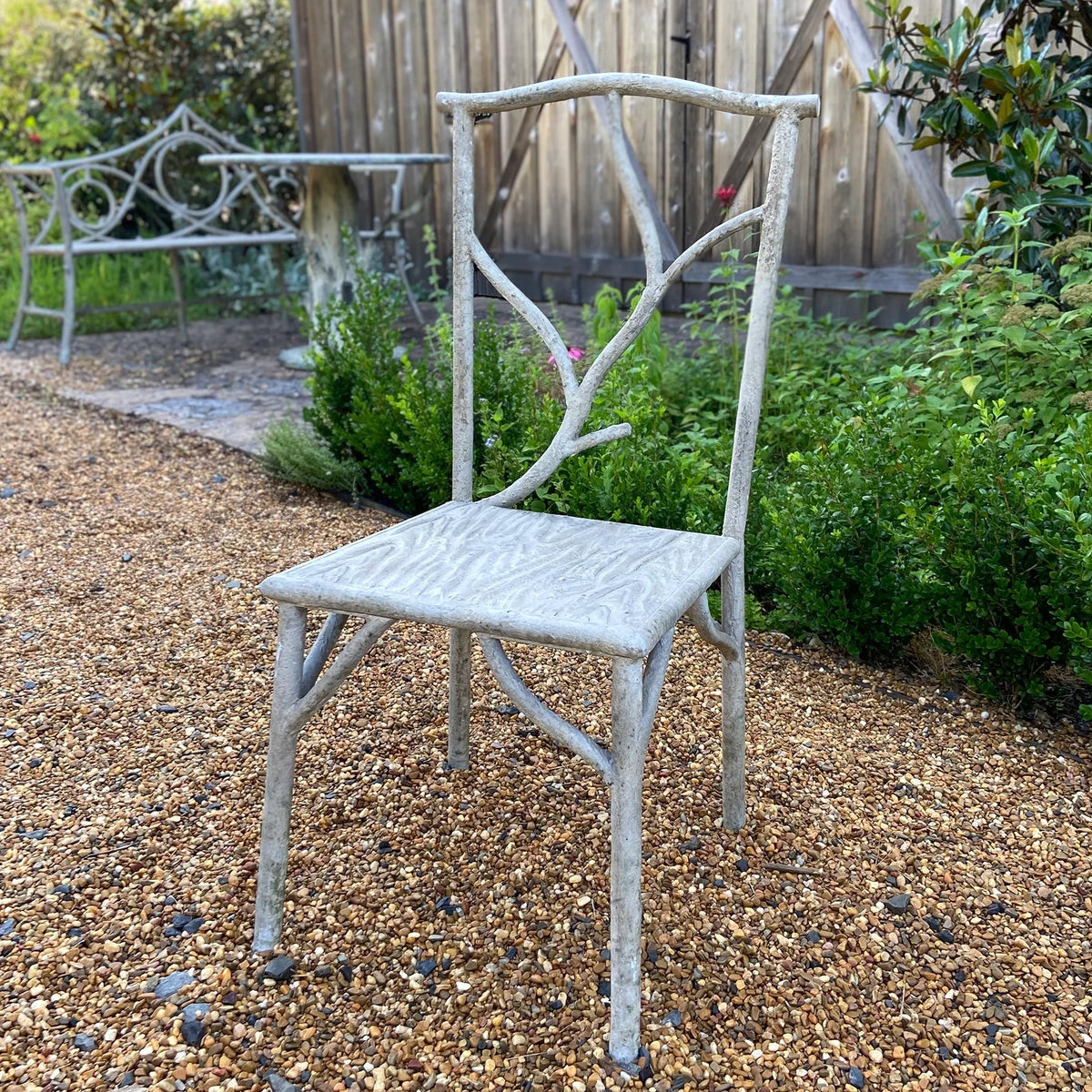 Faux Bois Garden Side Chair